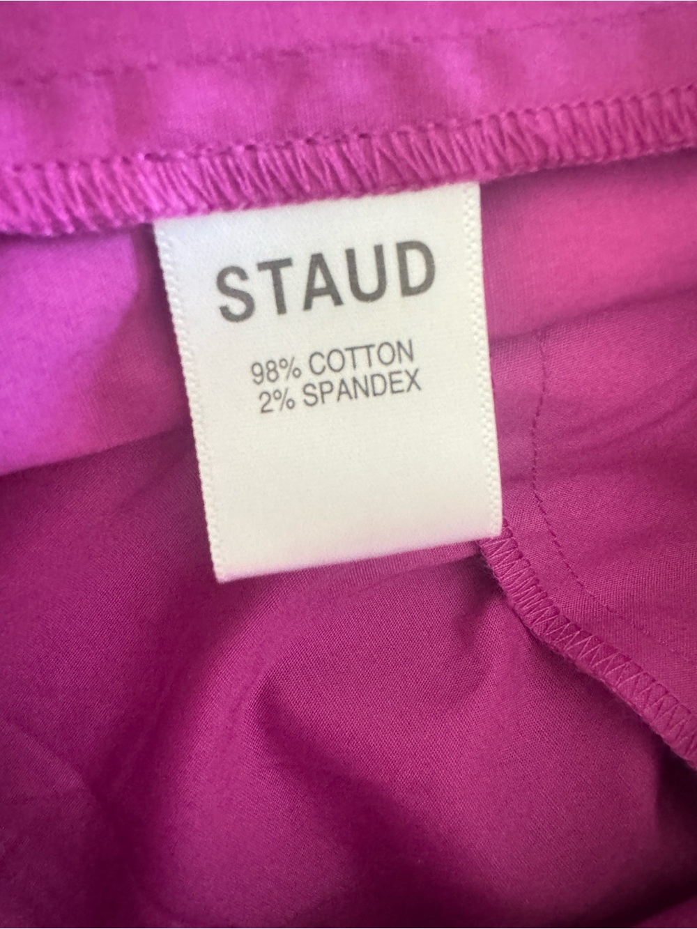 MINT CONDITION STAUD TIERED FUCHSIA COTTON MINI-DRESS SIZE SMALL - Picture 8 of 9